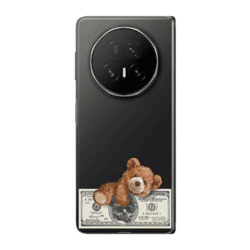 Honor Magic V5 Money Style Transparent Silicone TPU Θήκη